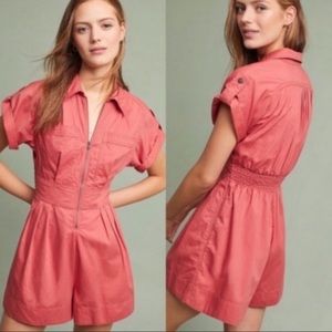 anthropologie holding horses utility romper